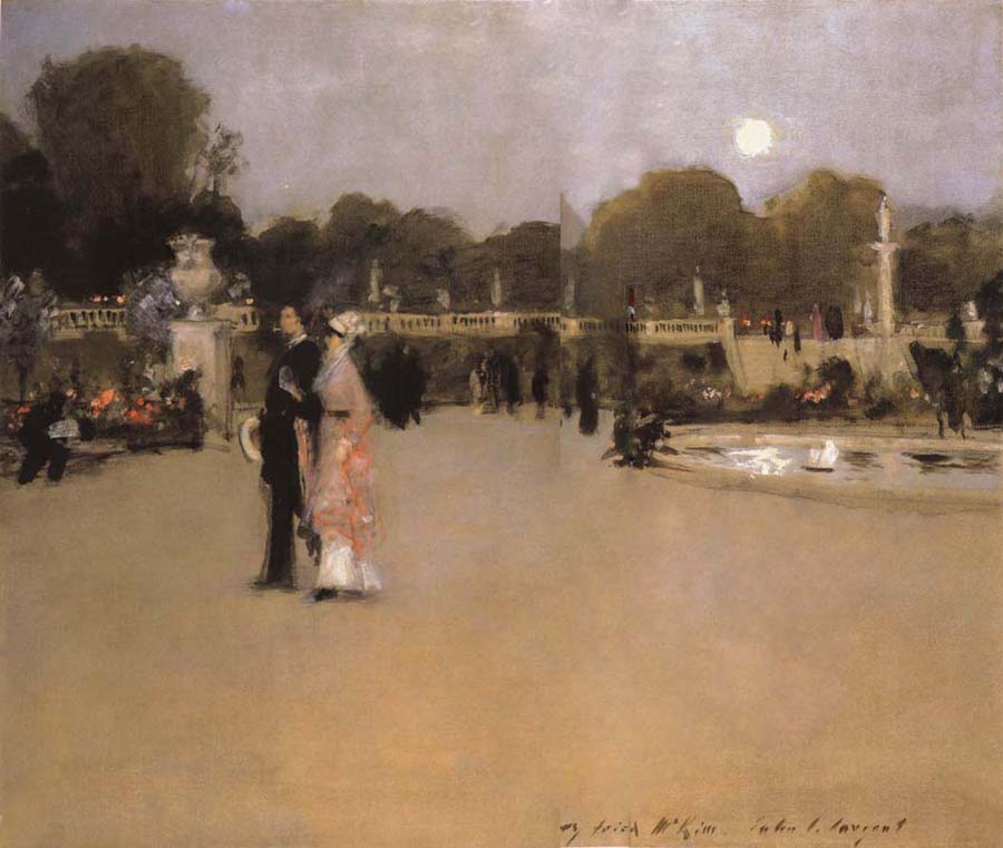 The Luxembourg Gardens at Twilight